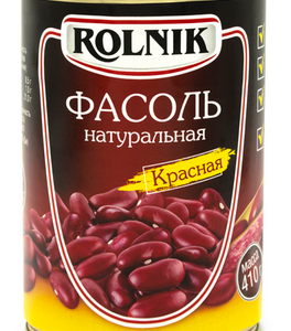 Фасоль натуральная красная, Rolnik, 410 г