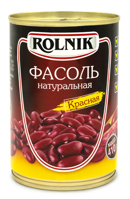 Фасоль натуральная красная, Rolnik, 410 г