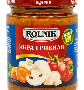 Икра грибная, Rolnik, 430 г