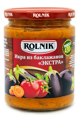 Икра из баклажанов «Экстра», Rolnik, 430 г