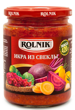 Икра из свеклы, Rolnik, 420 г