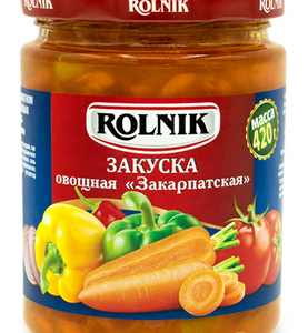 Закуска овощная «Закарпатская», Rolnik, 420 г